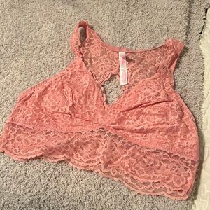 PINK Lace bralette
